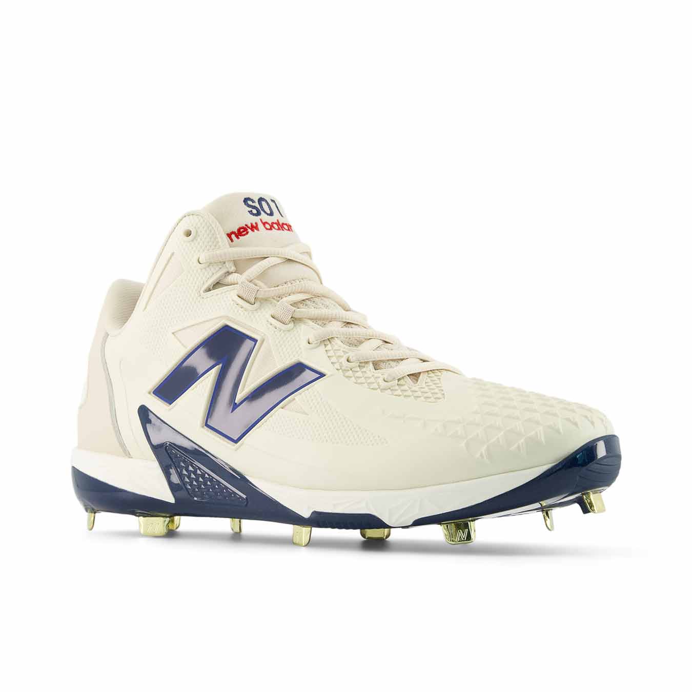 Ganchos de Metal New Balance Ohtani v1 Cream Beisbol