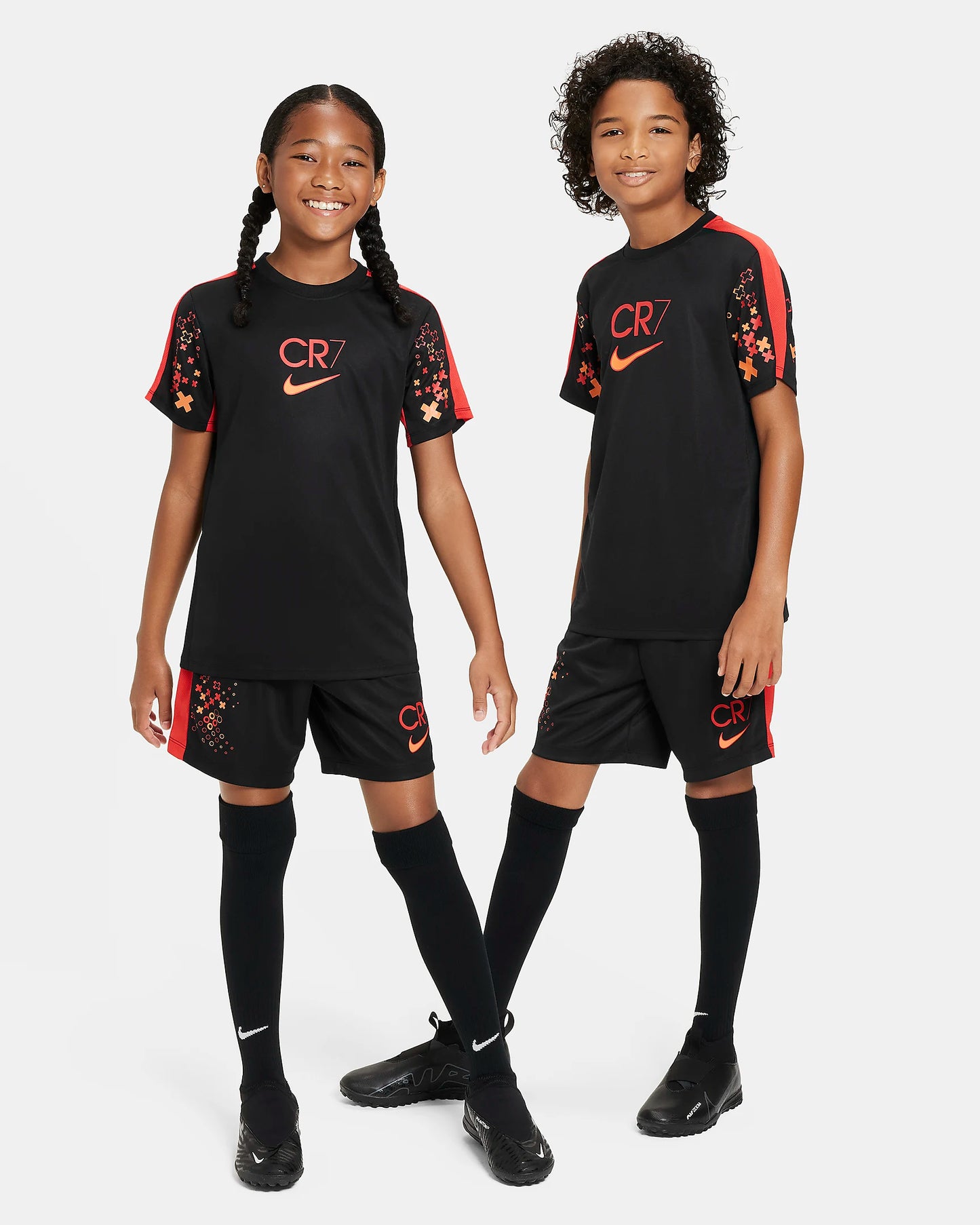 Camiseta Nike Cristiano Ronaldo Futbol Negra Niños
