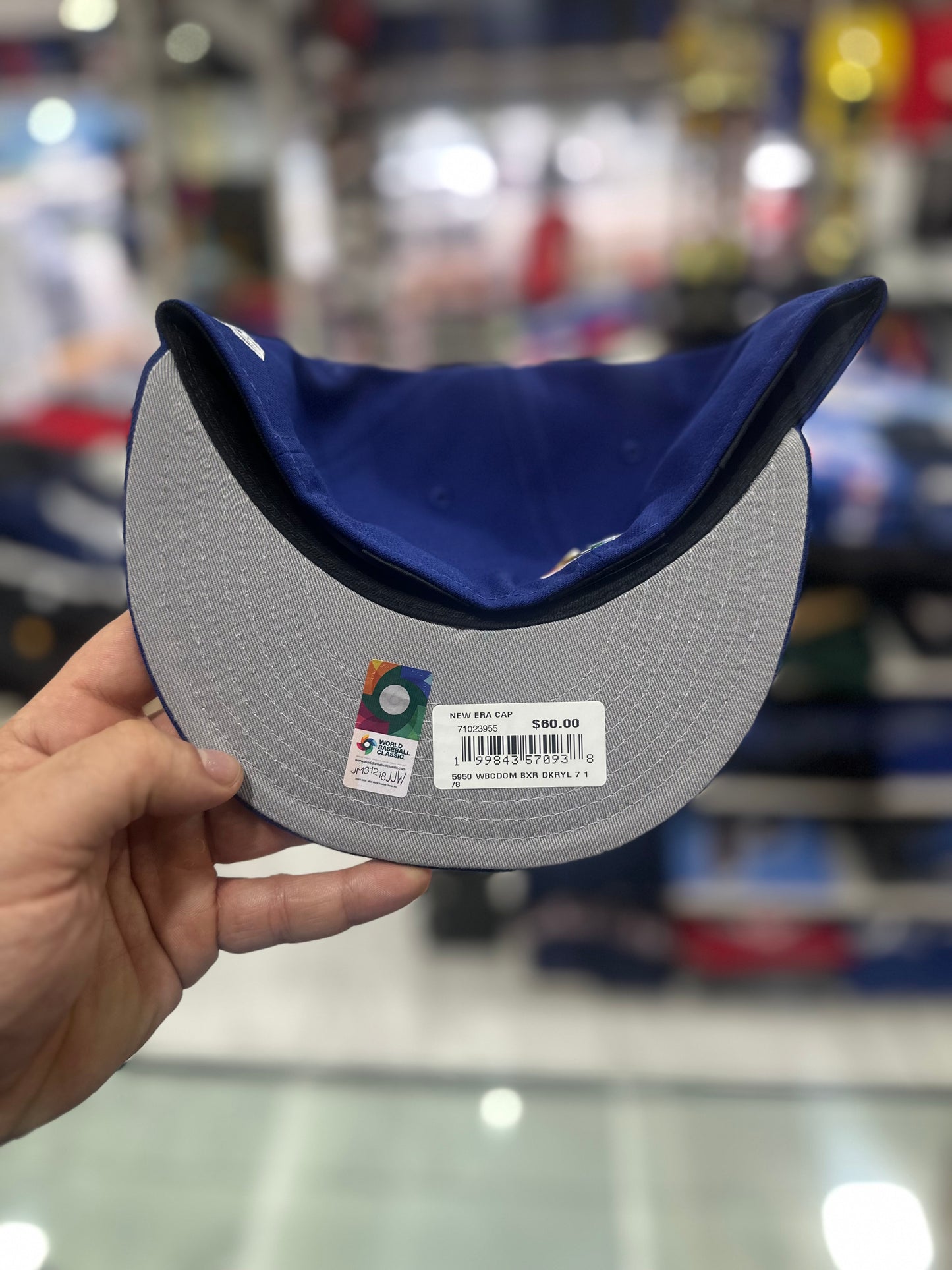 Gorra New Era 59FIFTY Dominicana Clasico Mundial BXR Azul
