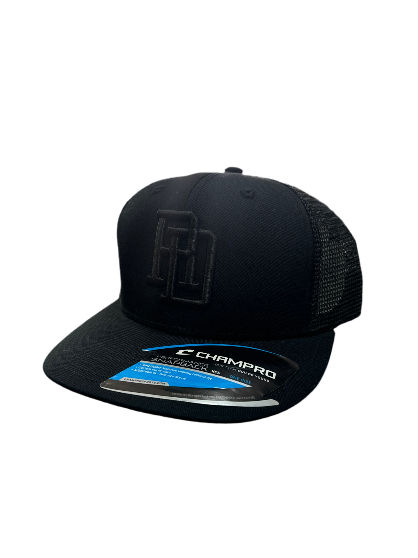 Gorra Champro SnapBack República Dominicana Full Black Logo 2017
