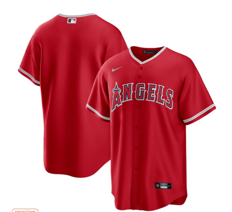 Chaqueta Nike MLB Anaheim Angels Roja Adultos