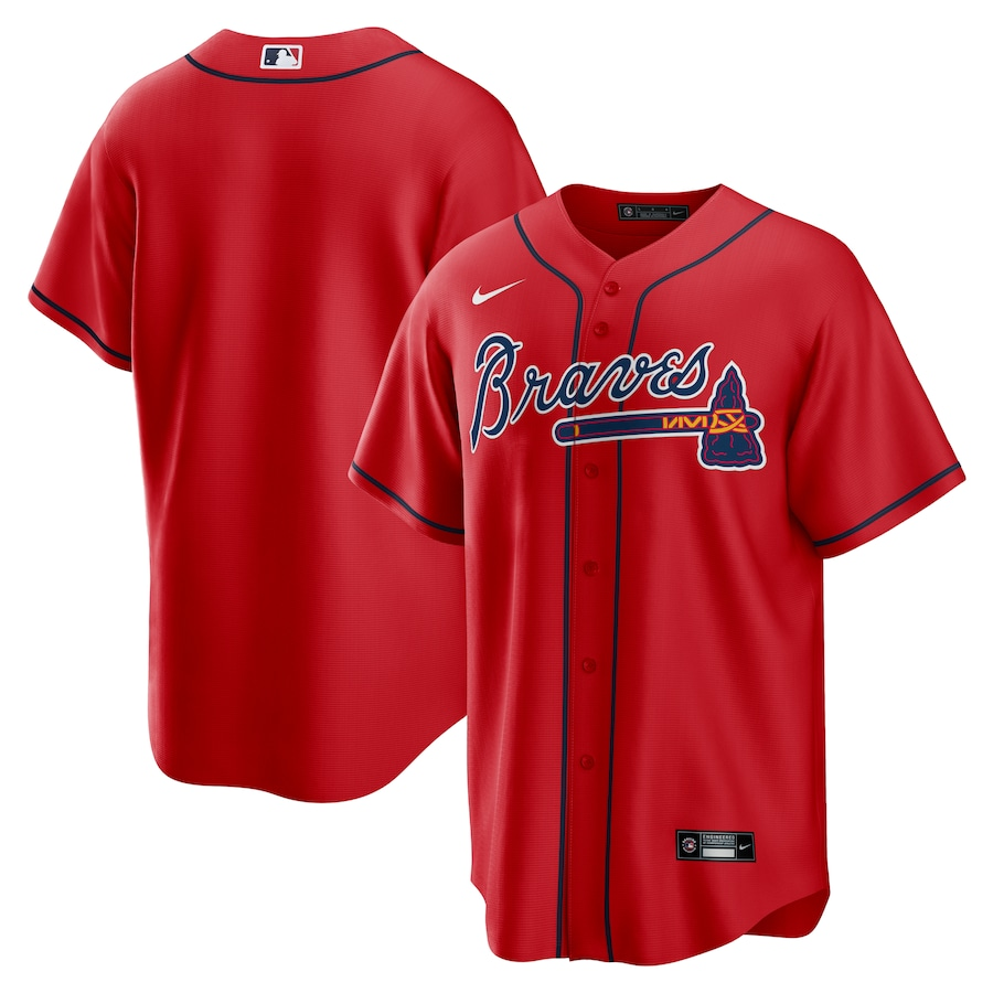Chaqueta Nike MLB Atlanta Braves Roja Adultos