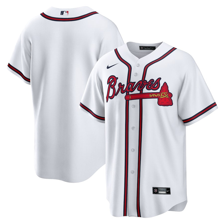 Chaqueta Nike MLB Atlanta Braves Blanca Adultos