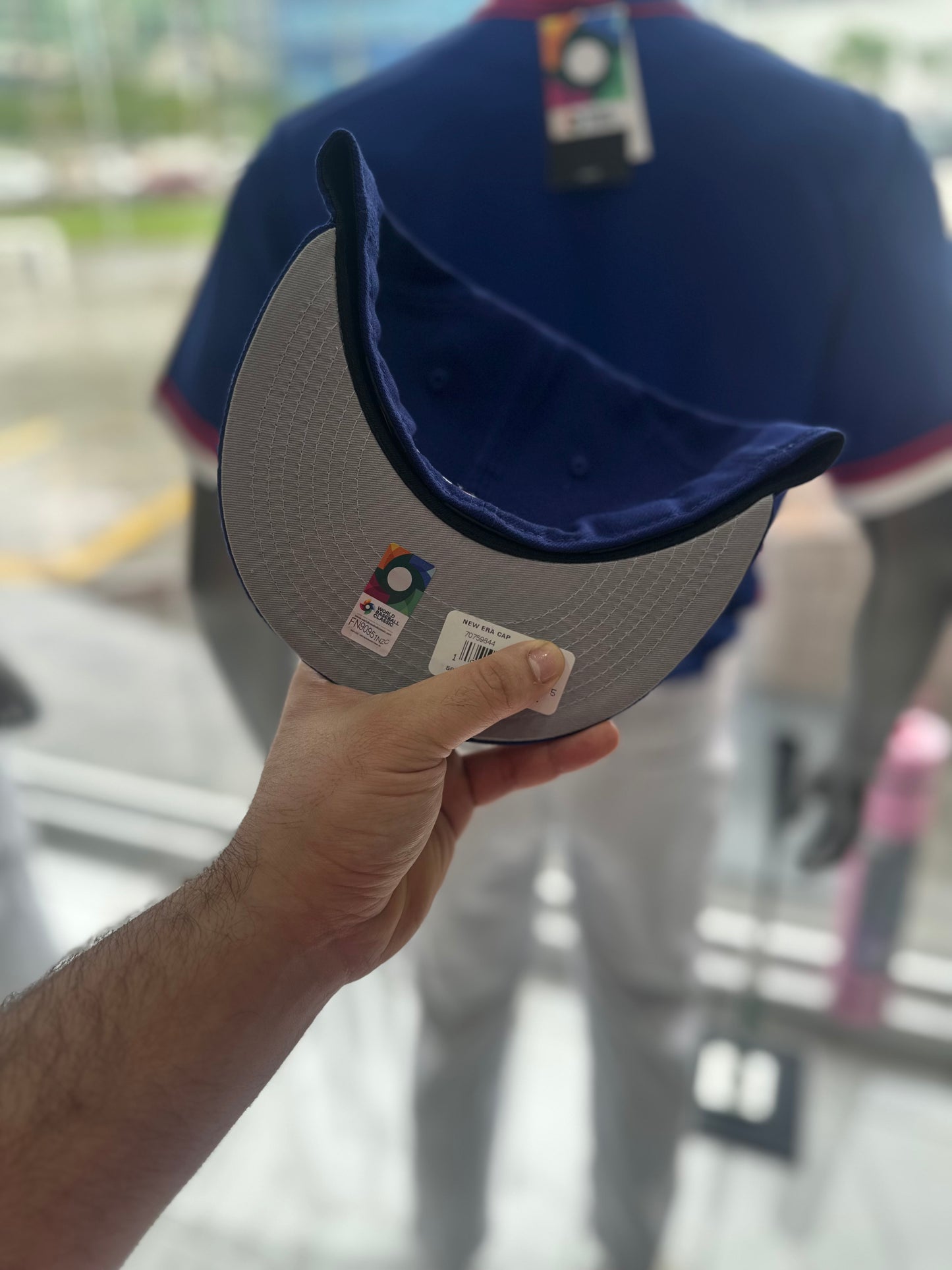 Gorra 59FIFTY New Era Clasico Mundial Dominicana 2023 Azul