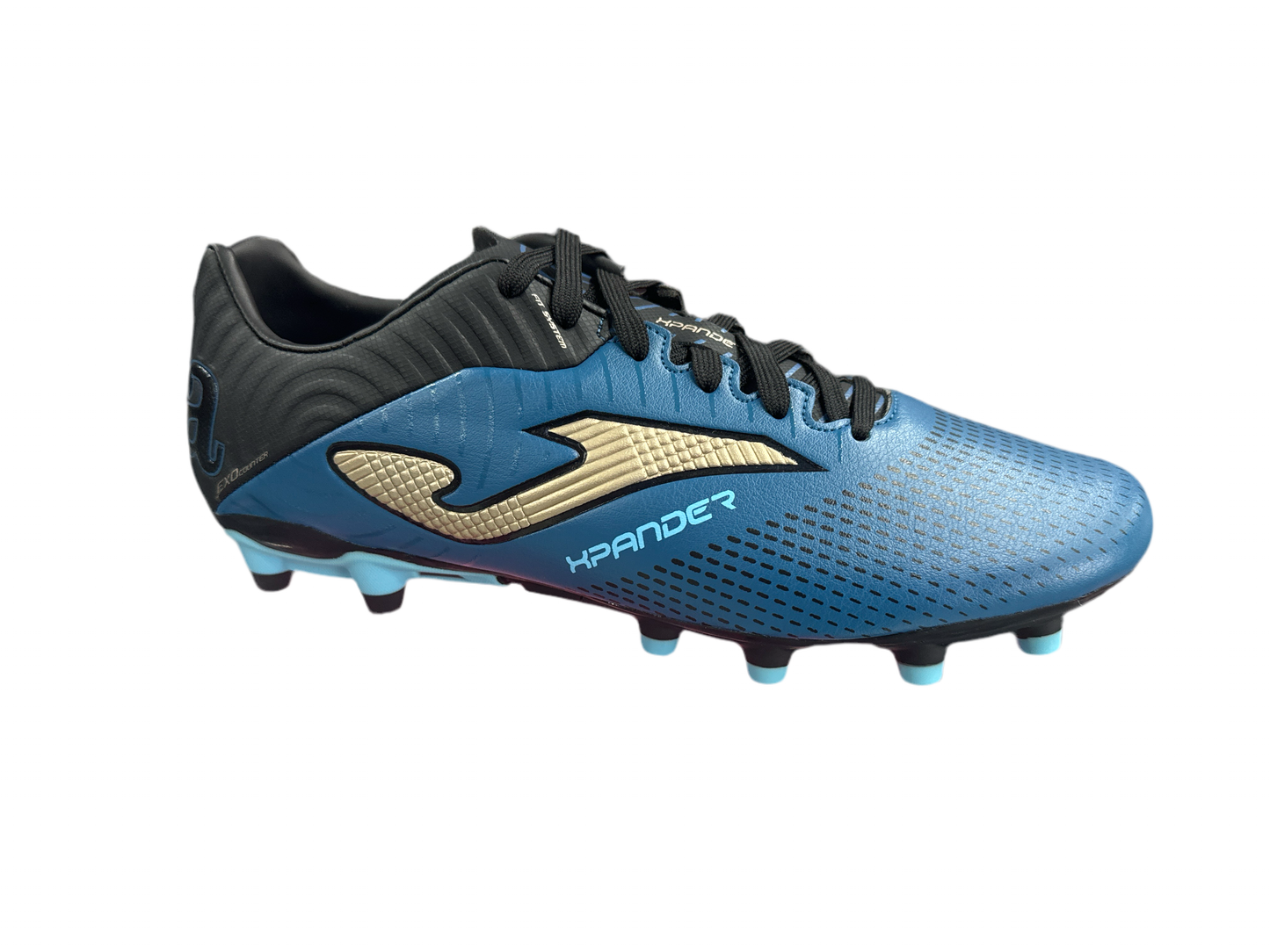 Ganchos de taco Futbol Joma Xpander2305 Petroleum Black Firm Ground