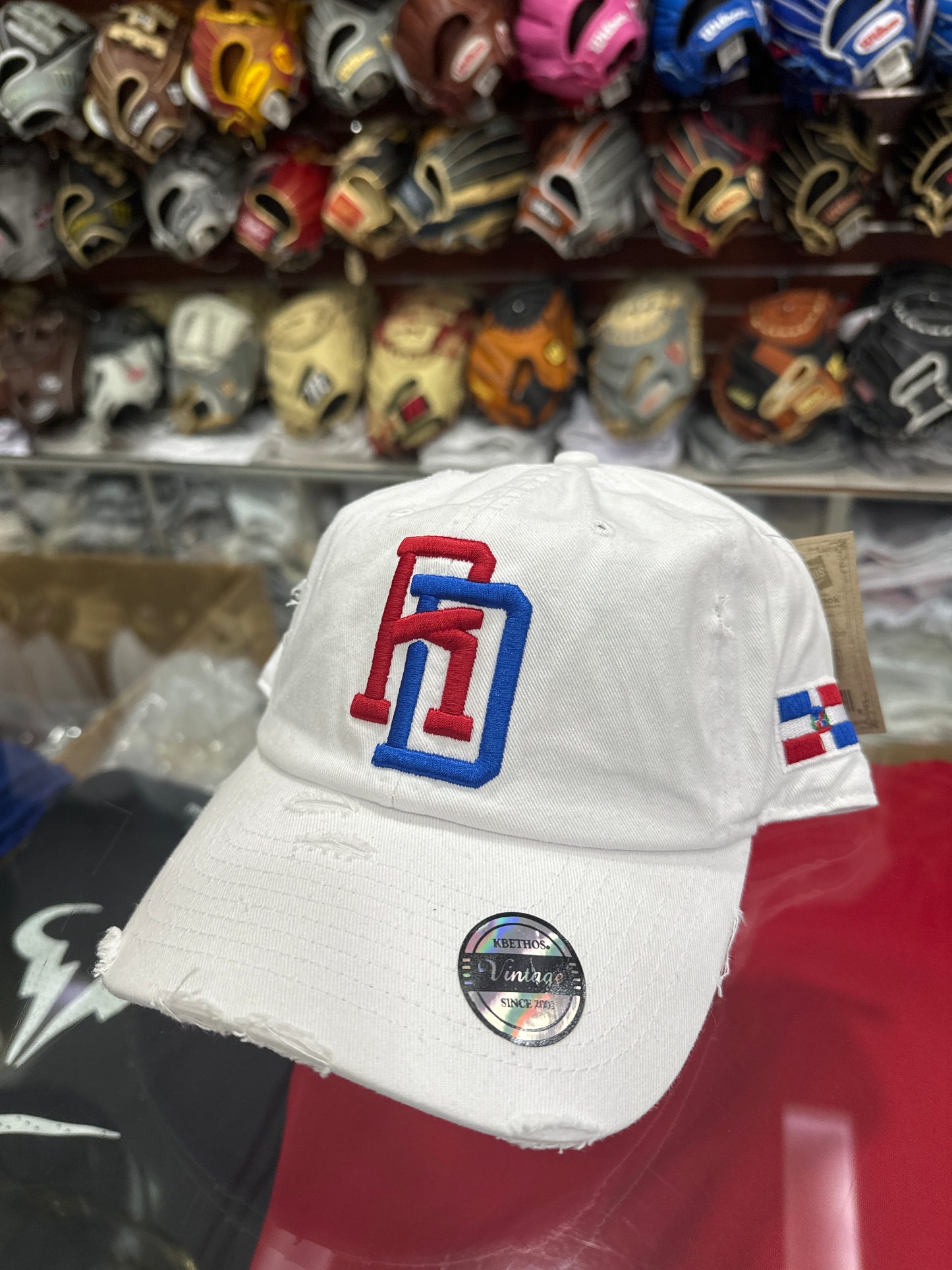 Gorra Kbethos República Dominicana Blanca