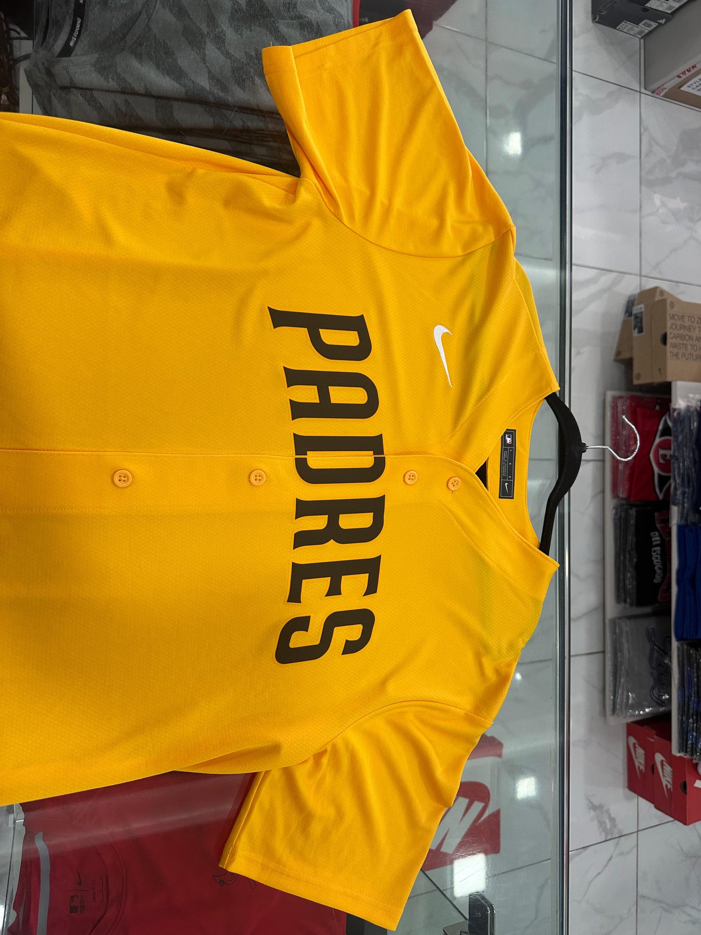 Chaqueta Nike MLB San Diego Amarilla Adultos