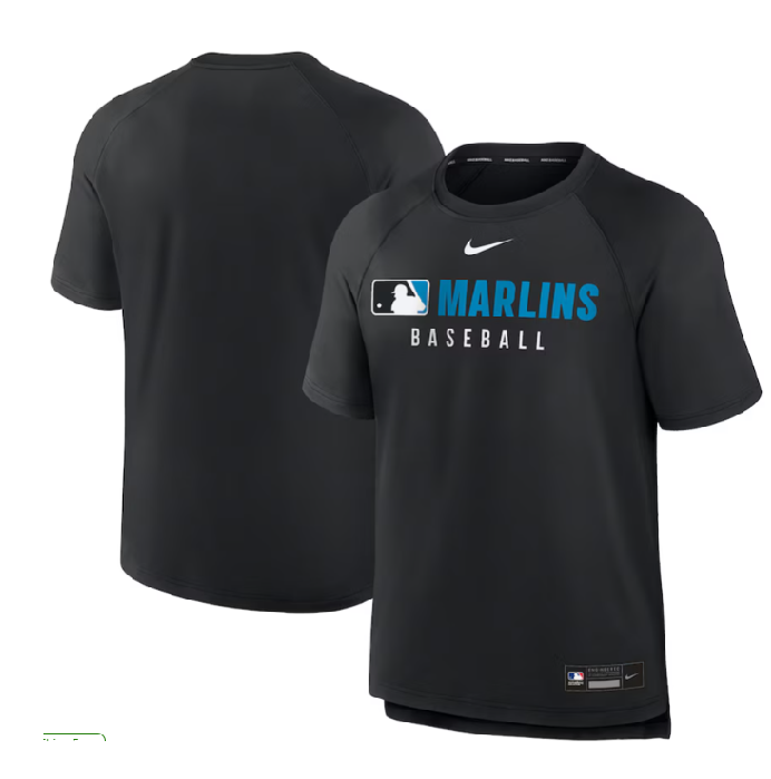 Camiseta Nike PreGame Miami Marlins MLB