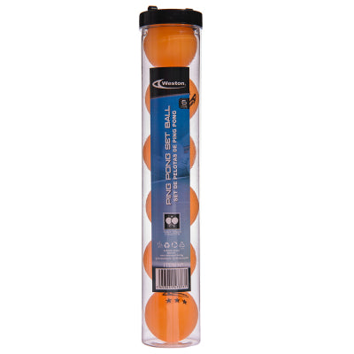 Bolas de Ping Pong Weston Paquete De 6