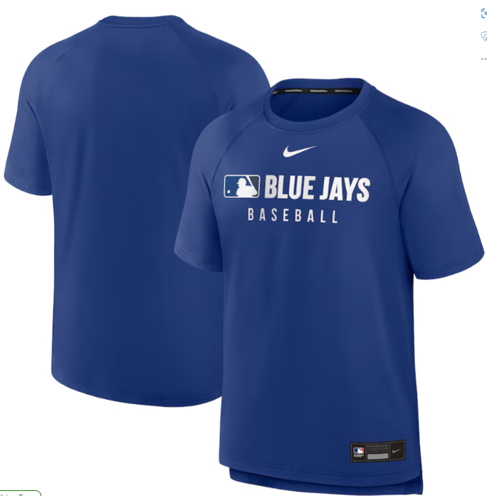 Camiseta Nike PreGame Blue Jays Azul MLB