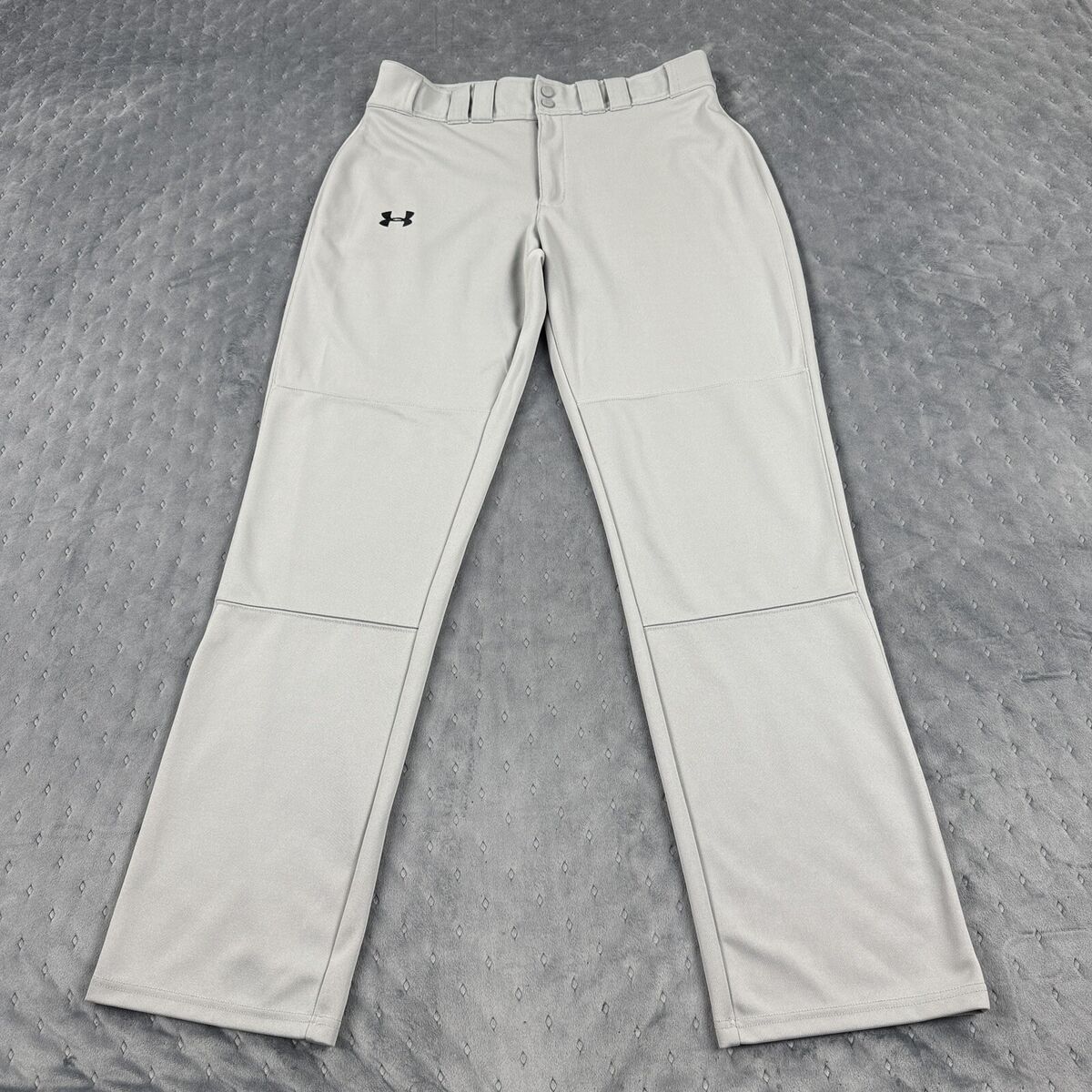 Pantalon Largo Under Armour Blanco Niños Beisbol