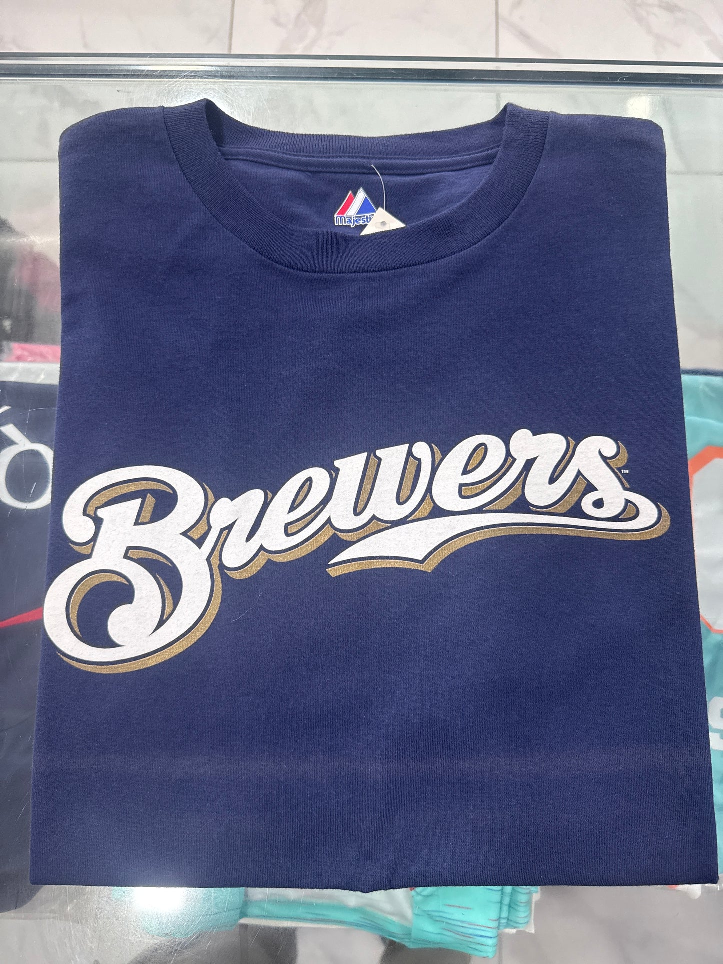 Camiseta Majestic milwaukee brewers