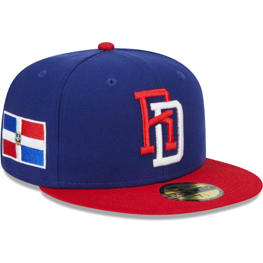 Gorra New Era 59FIFTY República Dominicana Clasico Mundial 2023 Azul