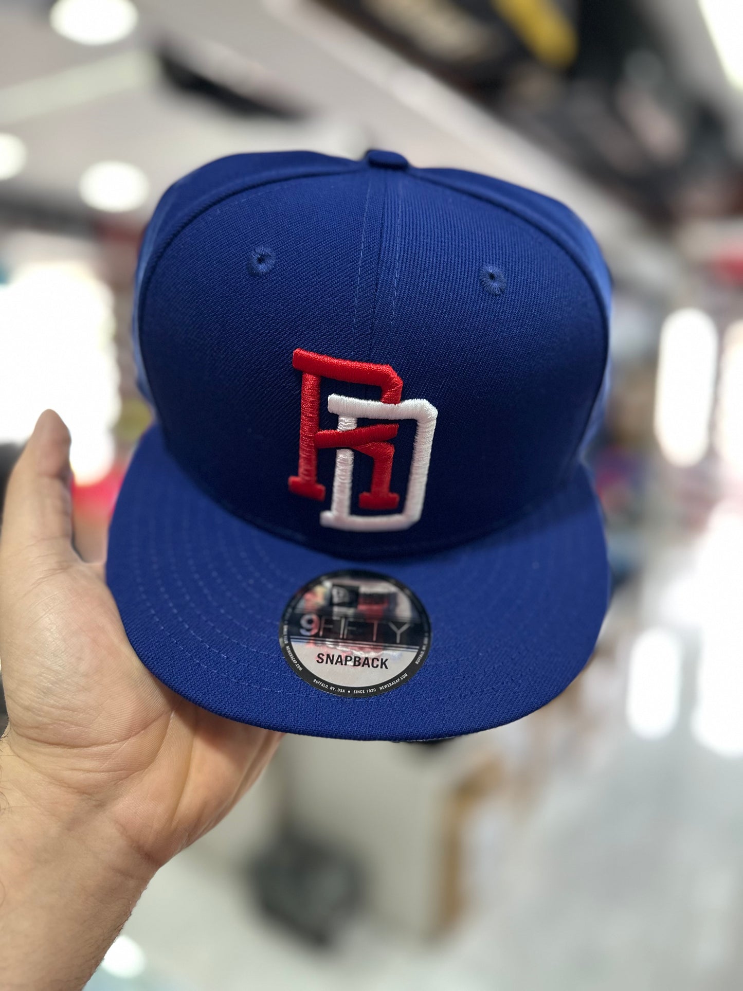 Gorra New Era 9FIFTY República Dominicana Azul 70874814