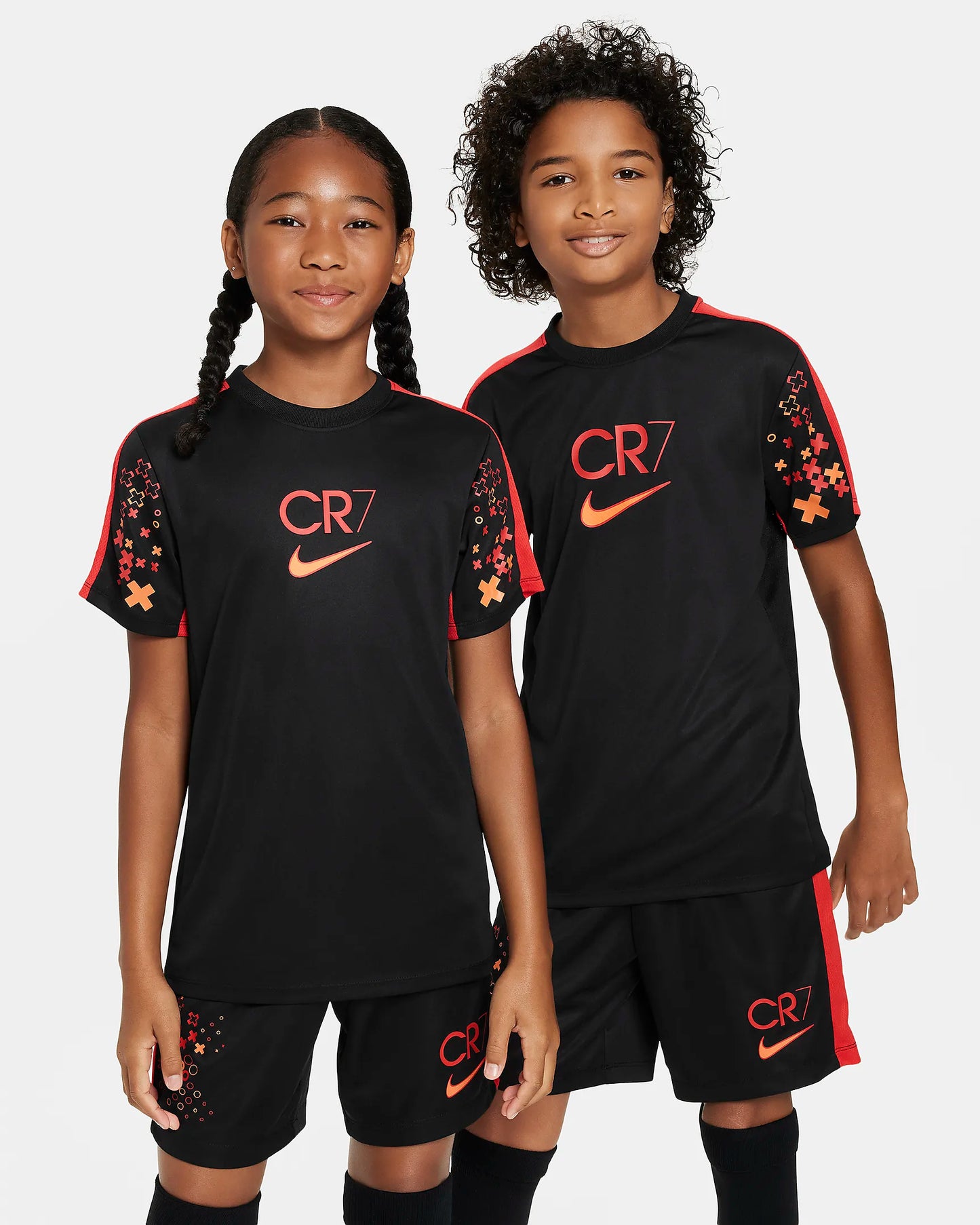 Camiseta Nike Cristiano Ronaldo Futbol Negra Niños