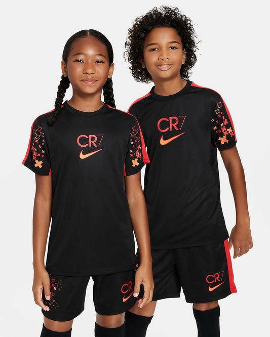 Camiseta Nike Cristiano Ronaldo Futbol Negra Niños