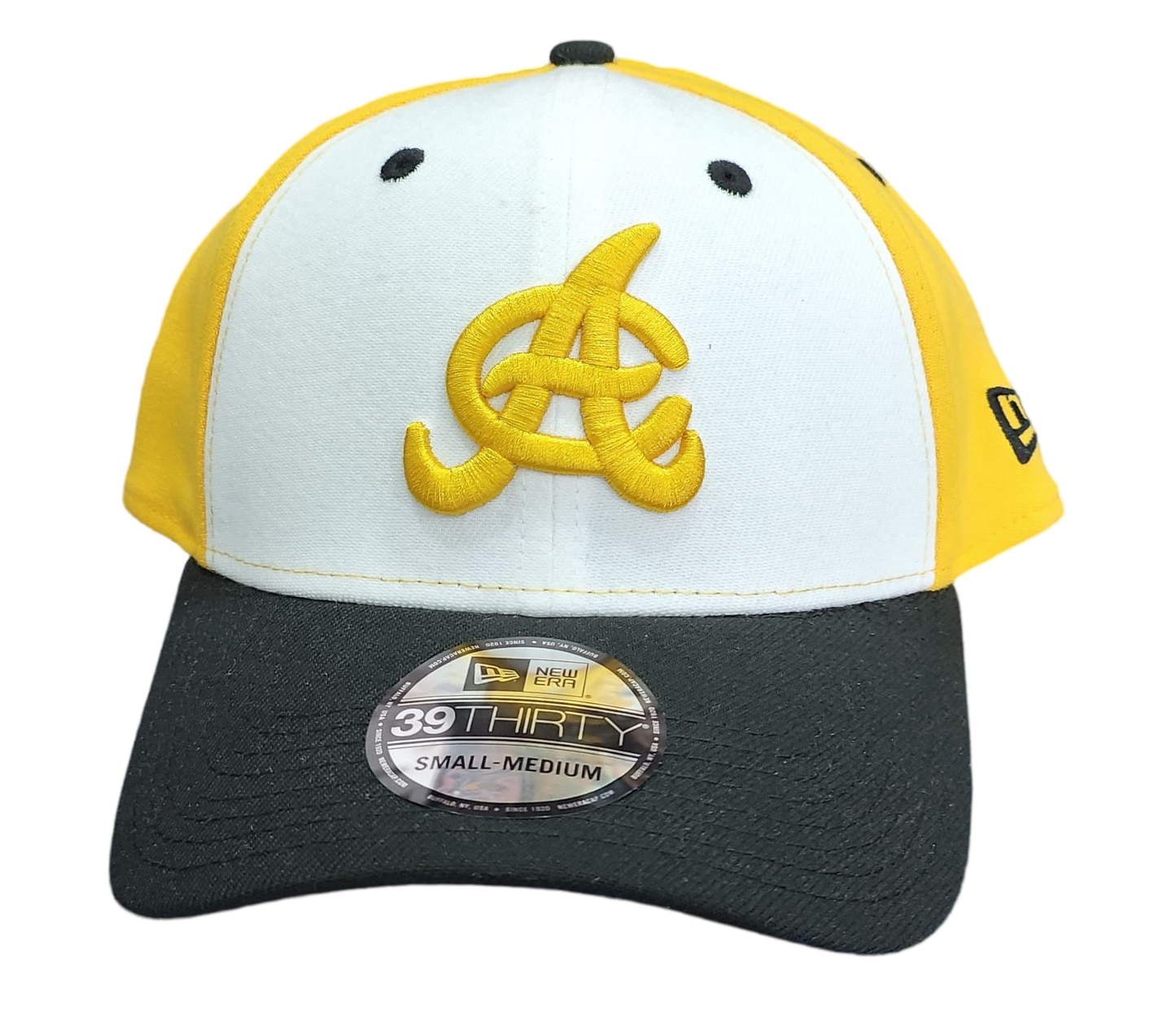 Gorra New Era 39THIRTY Aguilas Cibaeñas amarilla/blanco