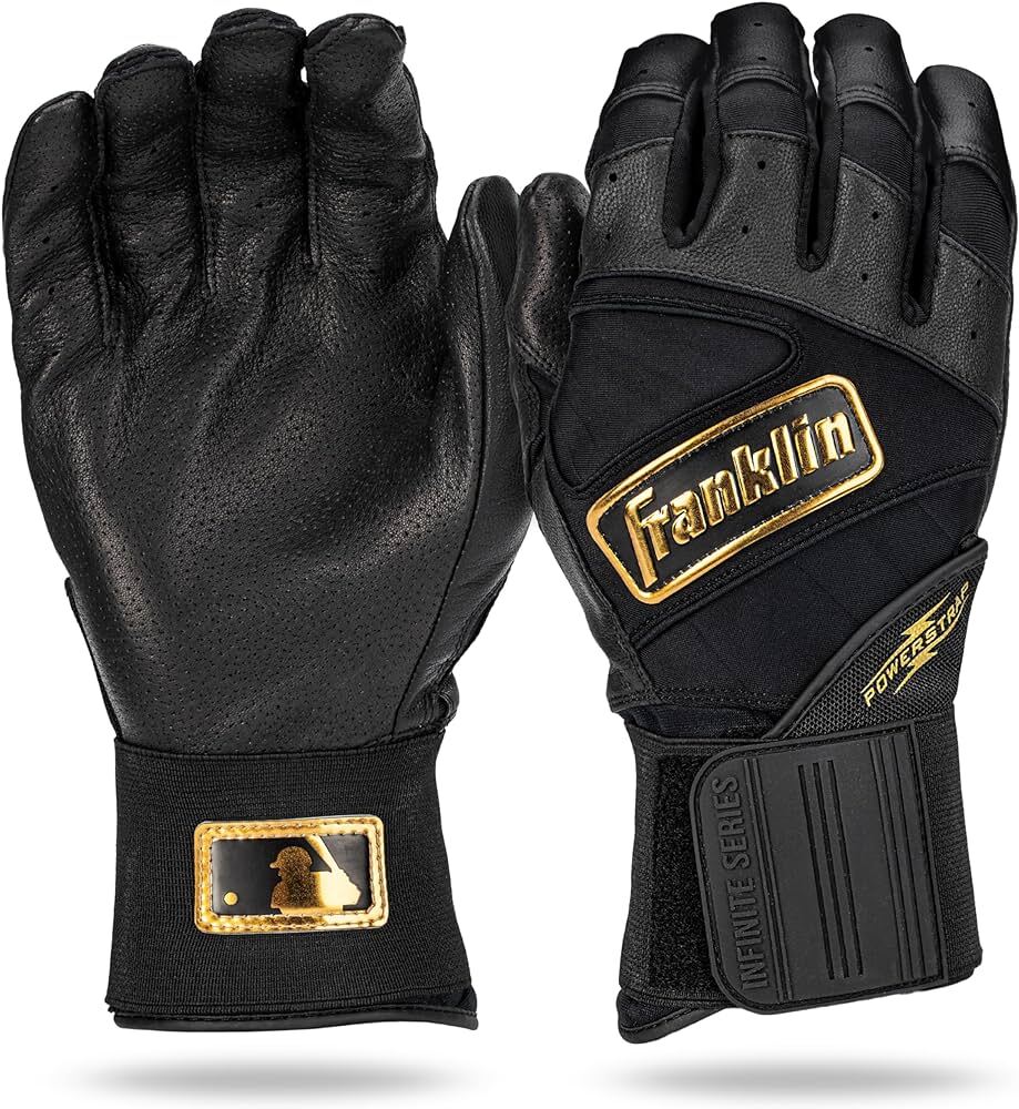 Guantillas Franklin Powerstrap Infinite Series Negra 20445 Beisbol