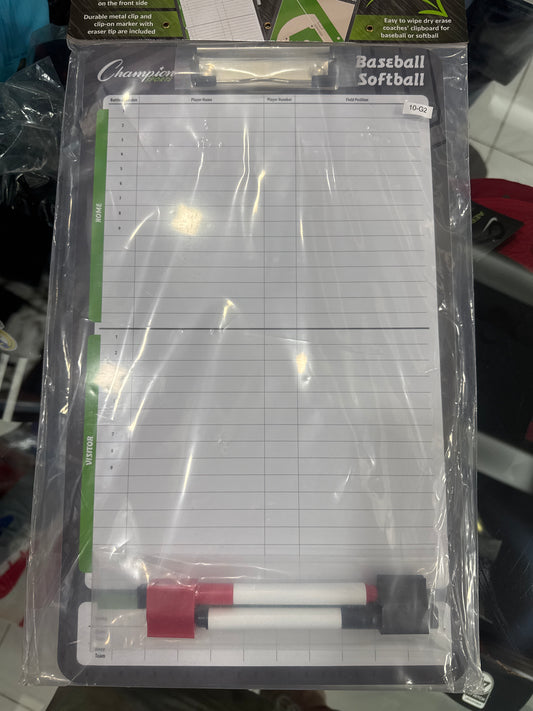 Pizarra de jugadas para Softball