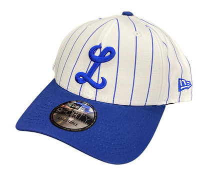 Gorra New Era 9FORTY Adjustable Licey Blanca con rayas