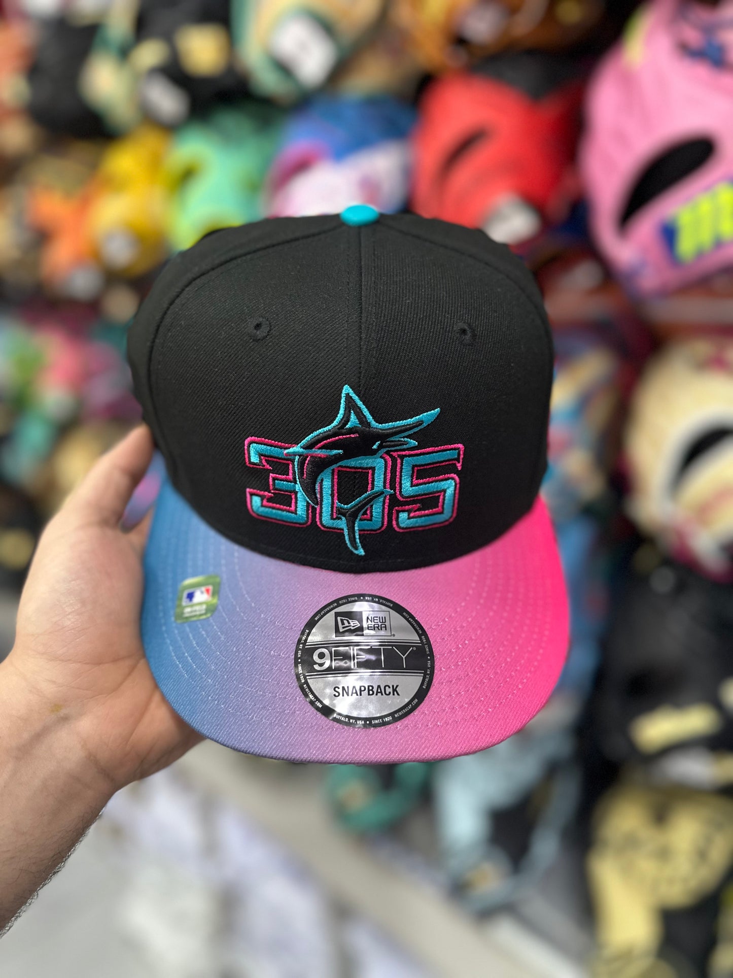 Gorra New Era 9SEVENTY Miami Marlins City Connect  60867713