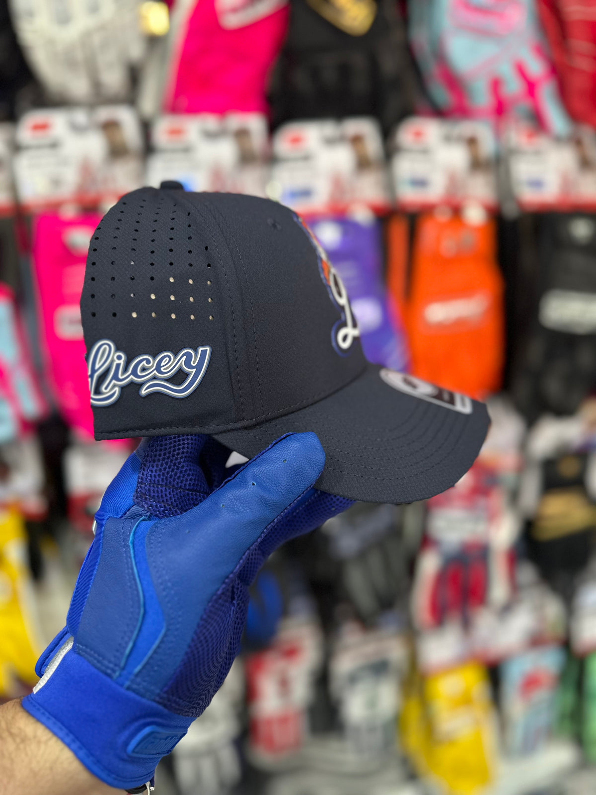 Gorra 4fans Tigres Del Licey Laser Cut Azul Marino