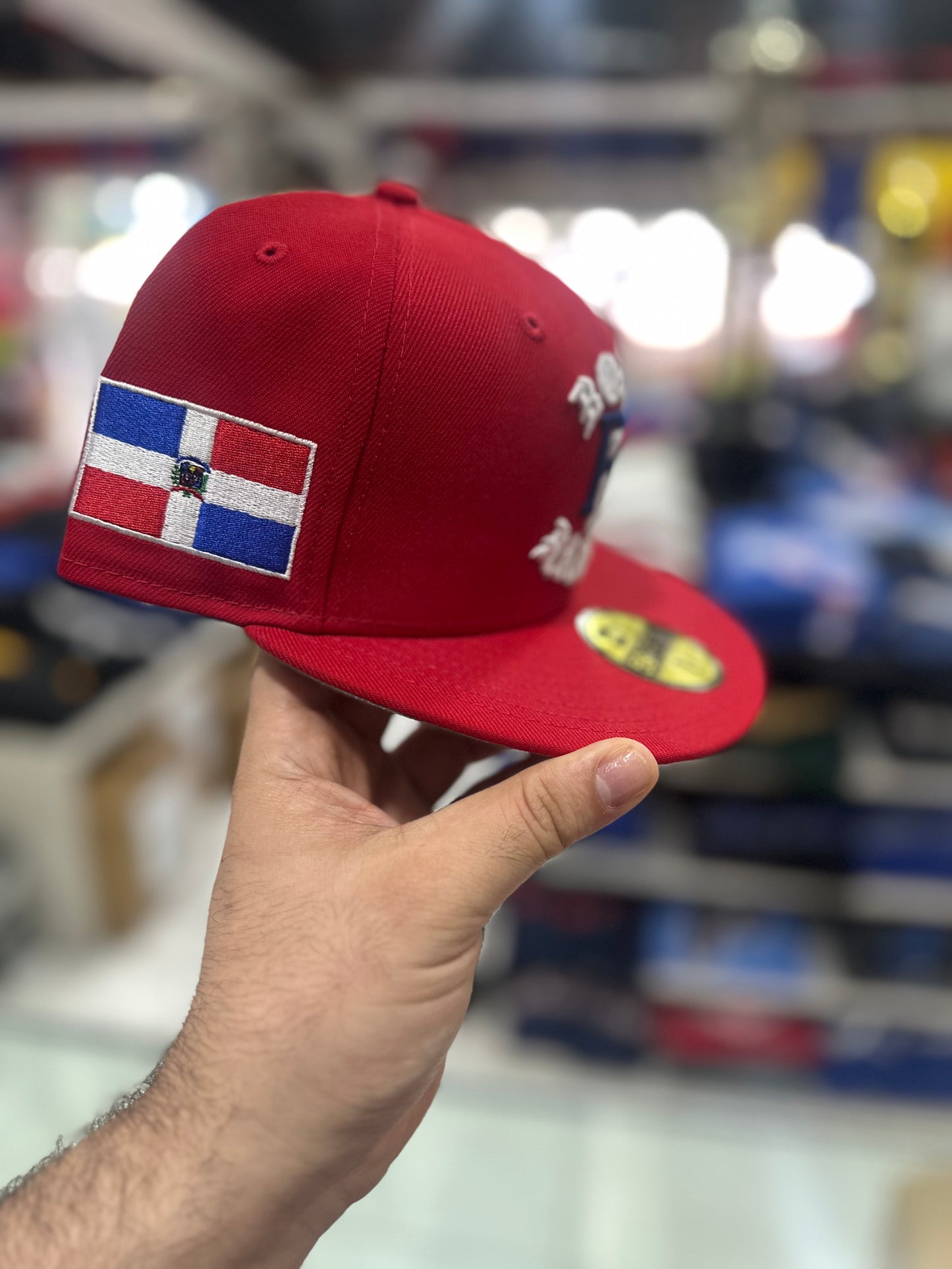 Gorra New Era 59FIFTY Dominicana Clasico Mundial BXR Roja