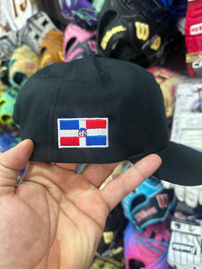 Gorra Champro Republica Dominicana Bandera Negra