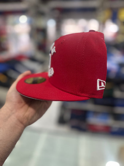 Gorra New Era 59FIFTY Dominicana Clasico Mundial BXR Roja