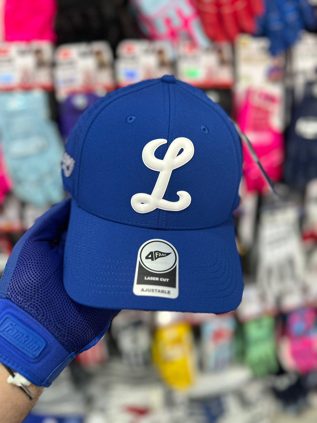 Gorra 4fans Tigres Del Licey Laser Cut Azul Royal