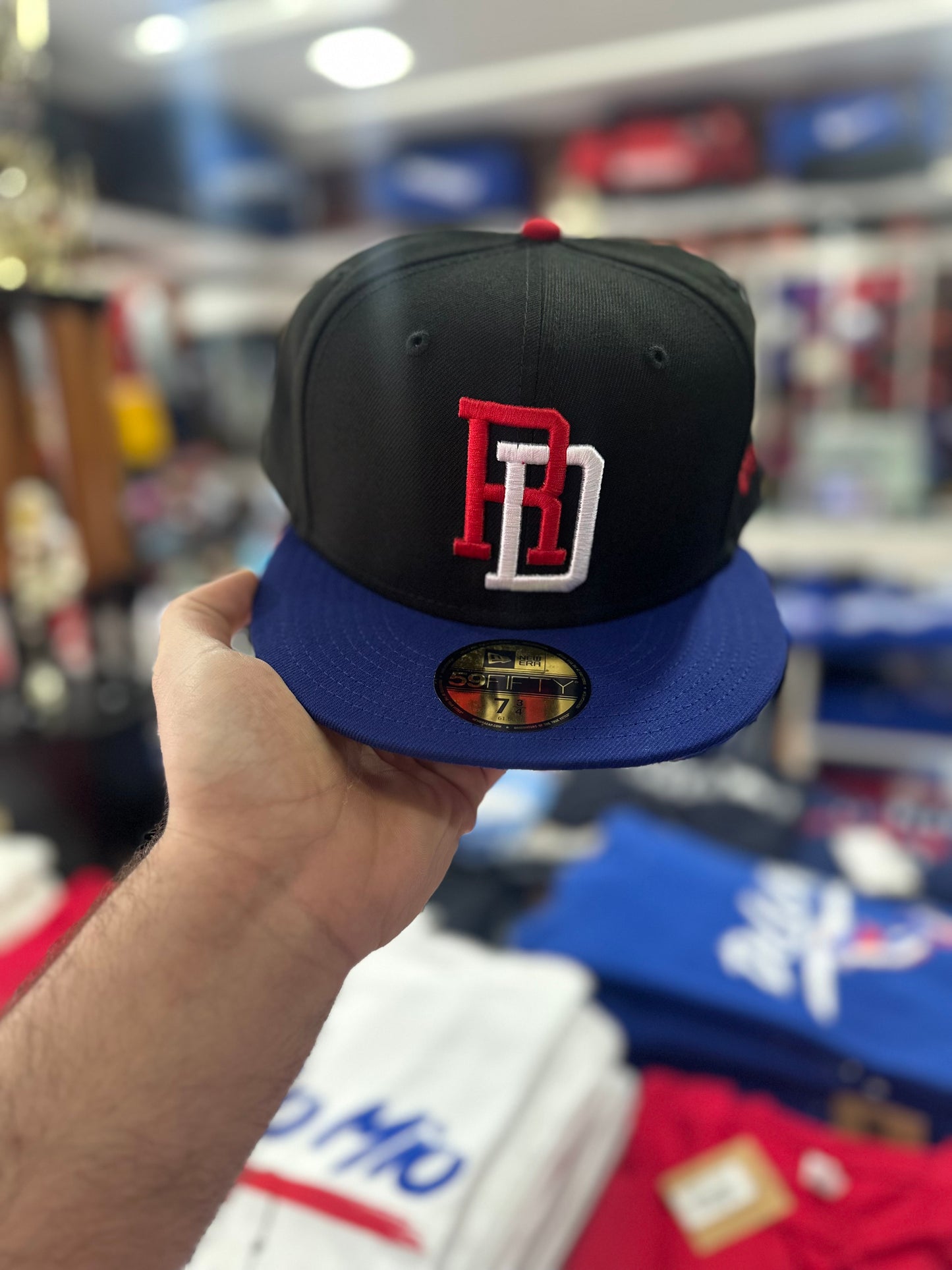 Gorra 59FIFTY New Era Clasico Mundial Dominicana 2023 Negra