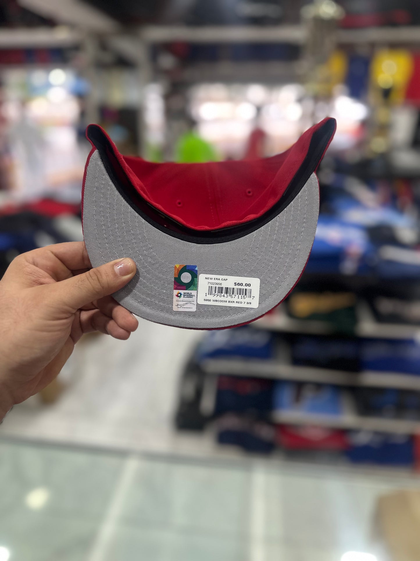Gorra New Era 59FIFTY Dominicana Clasico Mundial BXR Roja
