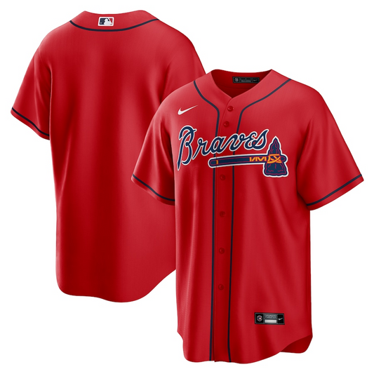 Chaqueta Nike MLB Atlanta Braves Roja Adultos