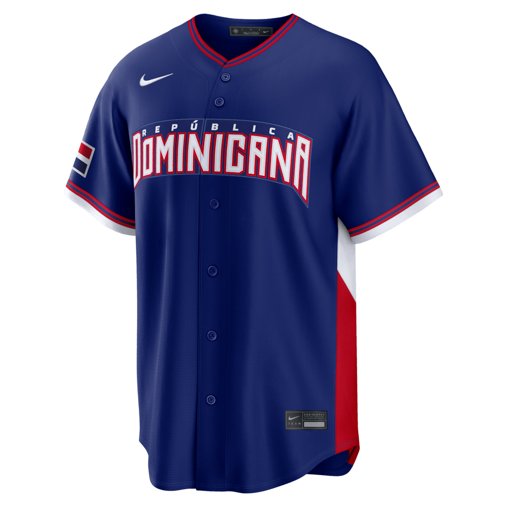 Chaqueta Nike Clasico Mundial Republica Dominicana Azul
