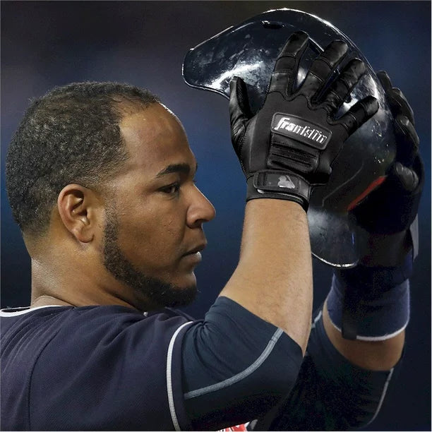 Guantillas CFX PRO Chrome Series Beisbol Negra Plateada