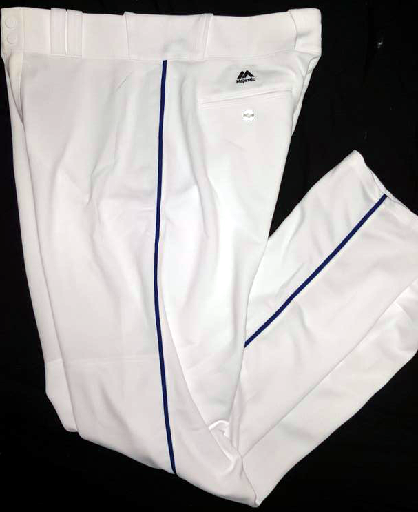 Pantalon Largo Majestic Blanco  Niños Beisbol