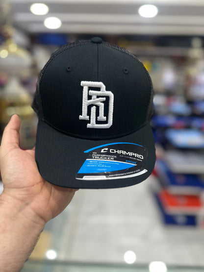 Gorra Champro SnapBack Republica Dominicana Negra Logo 2026