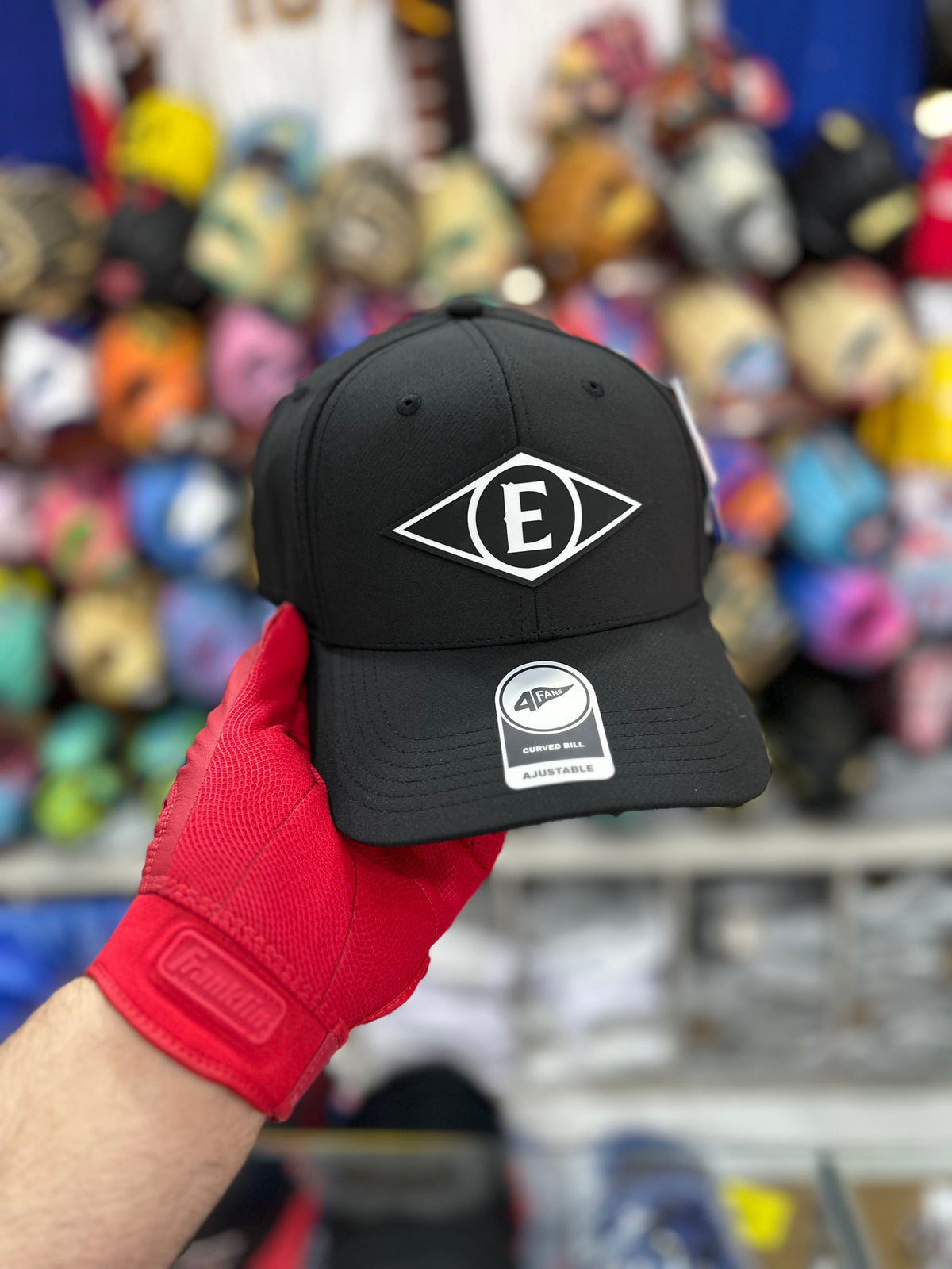 Gorra 4fans Leones Del Escogido Ajustable Negra