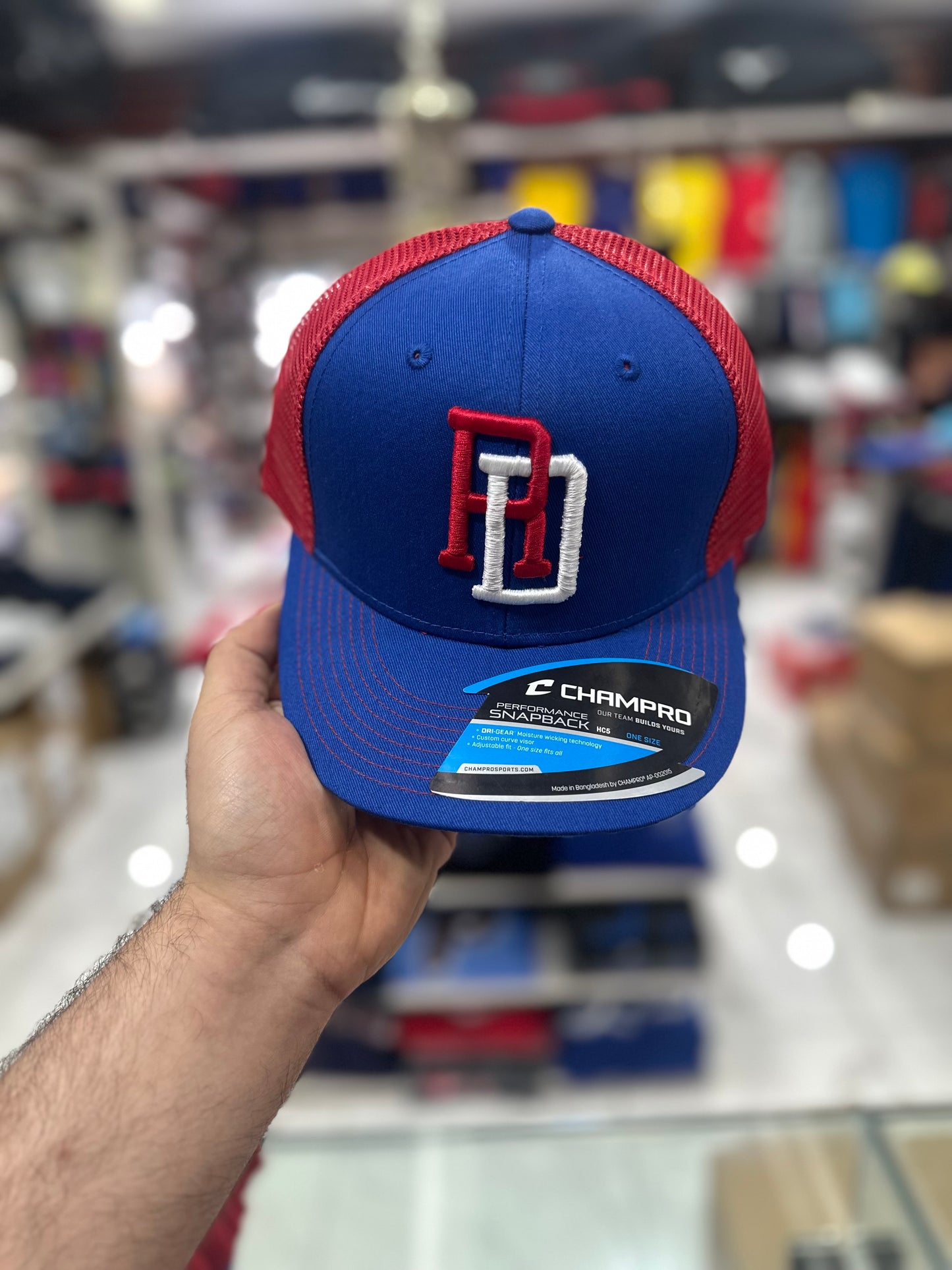 Gorra Champro SnapBack República Dominicana Logo 2017