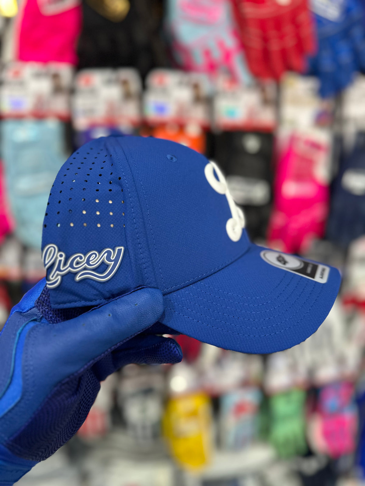 Gorra 4fans Tigres Del Licey Laser Cut Azul Royal