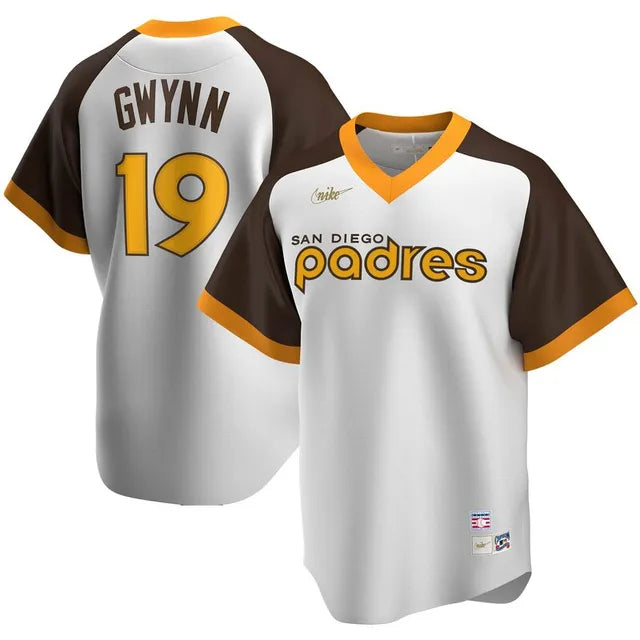 Chaqueta Nike Vneck MLB San Diego Gwynn Blanca Adultos