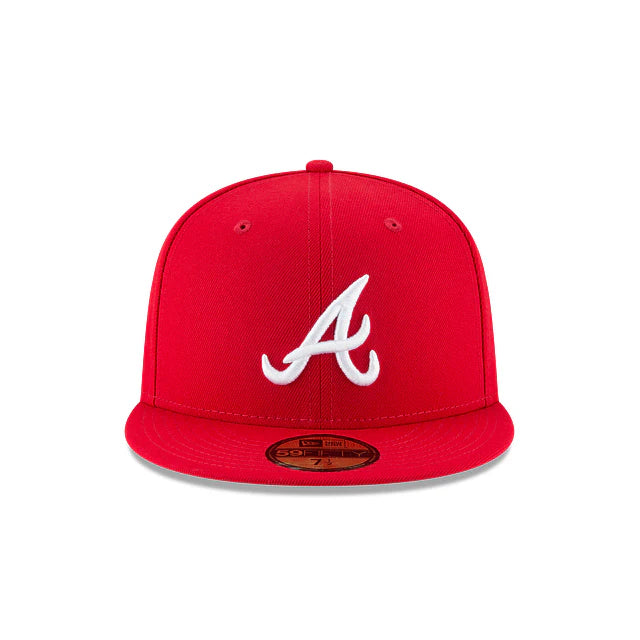 Gorra New Era 59FIFTY Atlanta Braves Roja