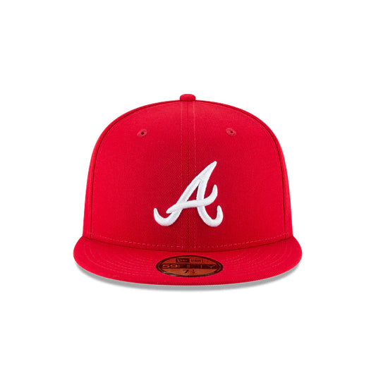 Gorra New Era 59FIFTY Atlanta Braves Roja