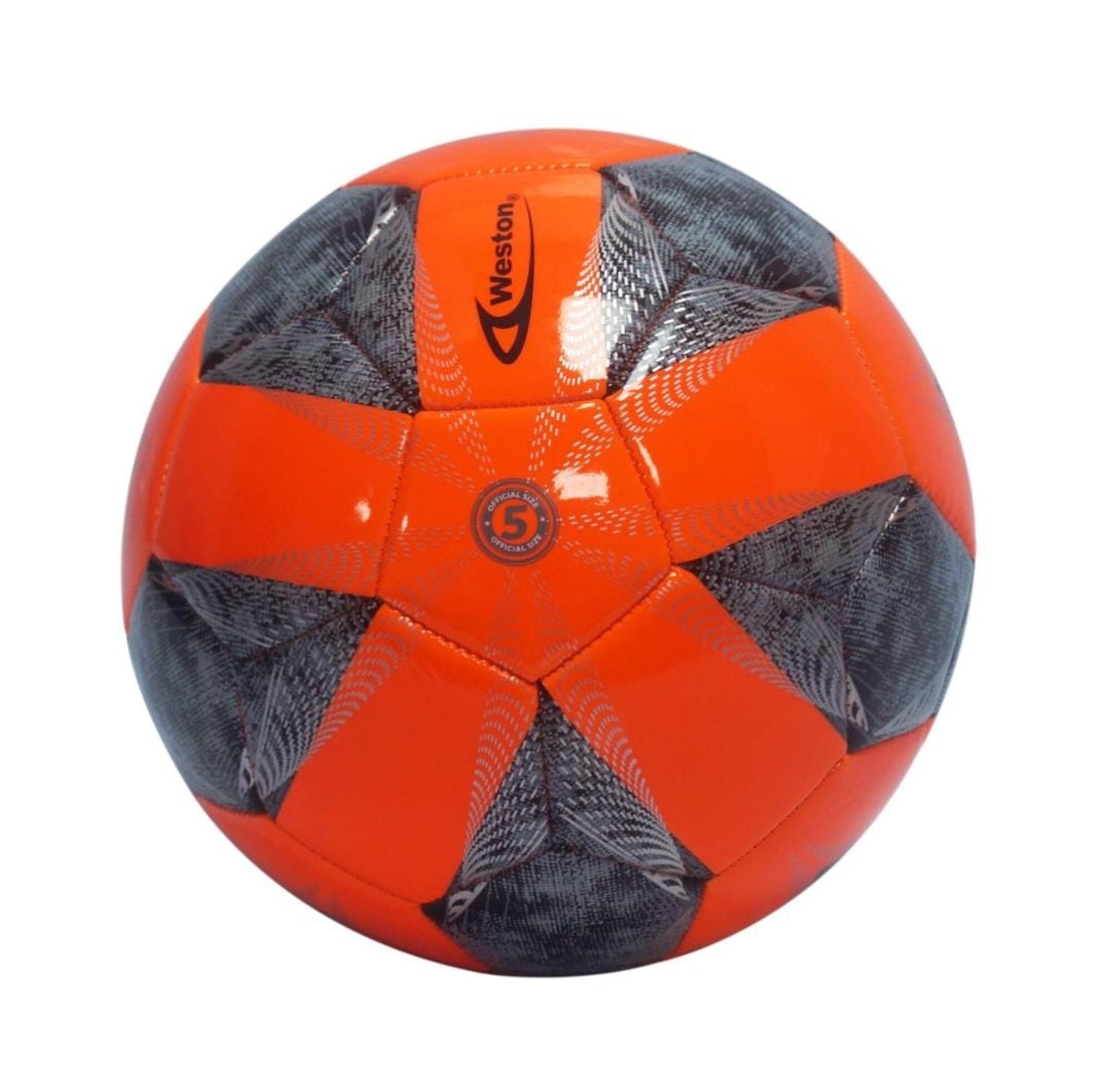 Bola de Futbol Soft Touch Weston - Naranja y Plateado