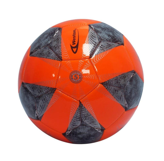 Bola de Futbol Soft Touch Weston - Naranja y Plateado