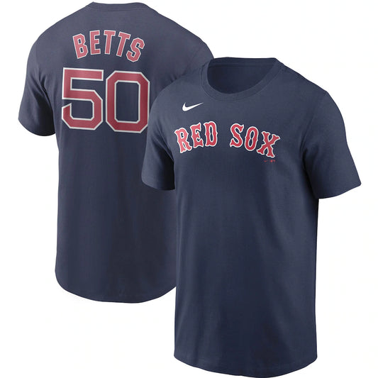 Camiseta Nike MLB Boston Red Sox Algodón Mookie Betts