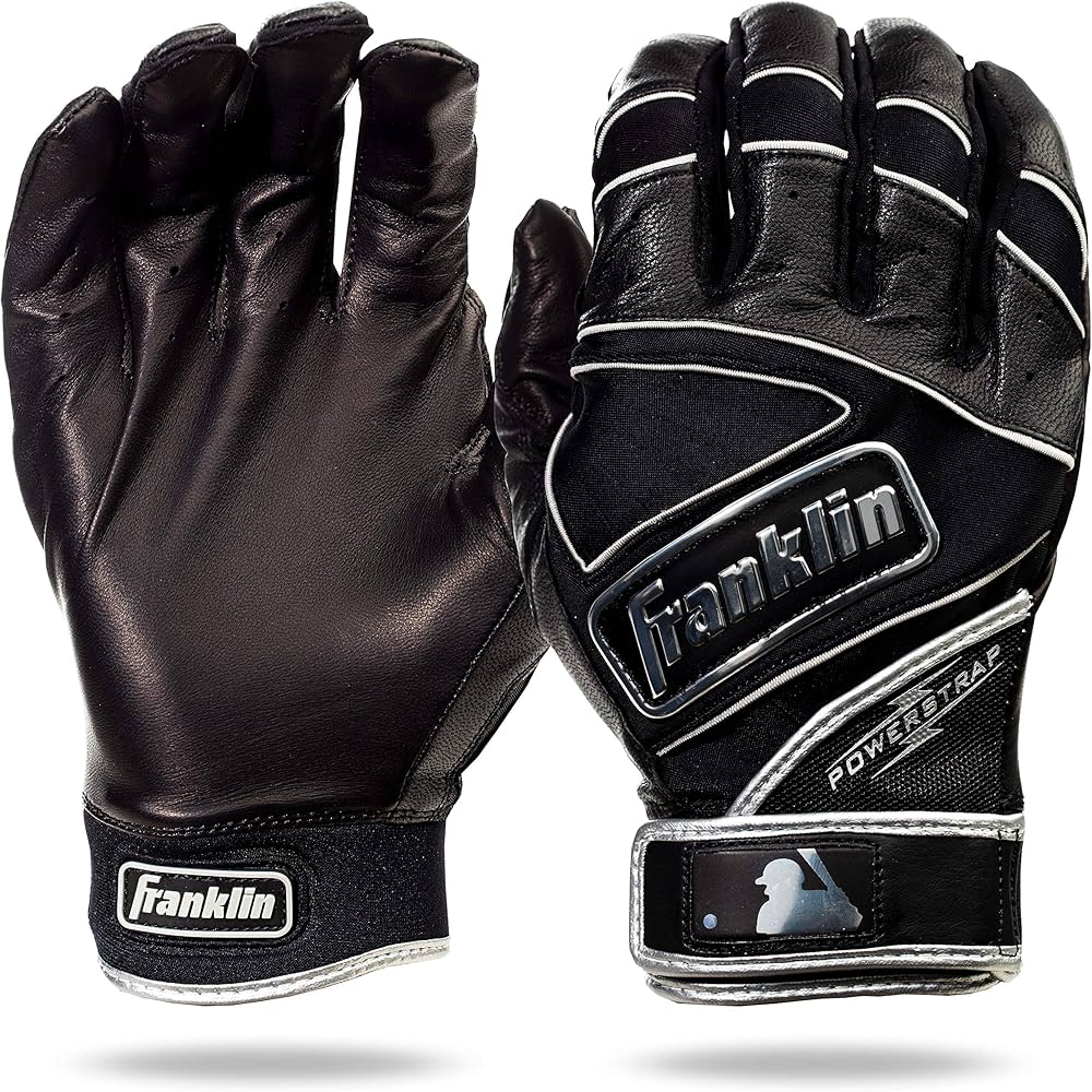 Guantillas POWERSTRAP Series Negra Beisbol