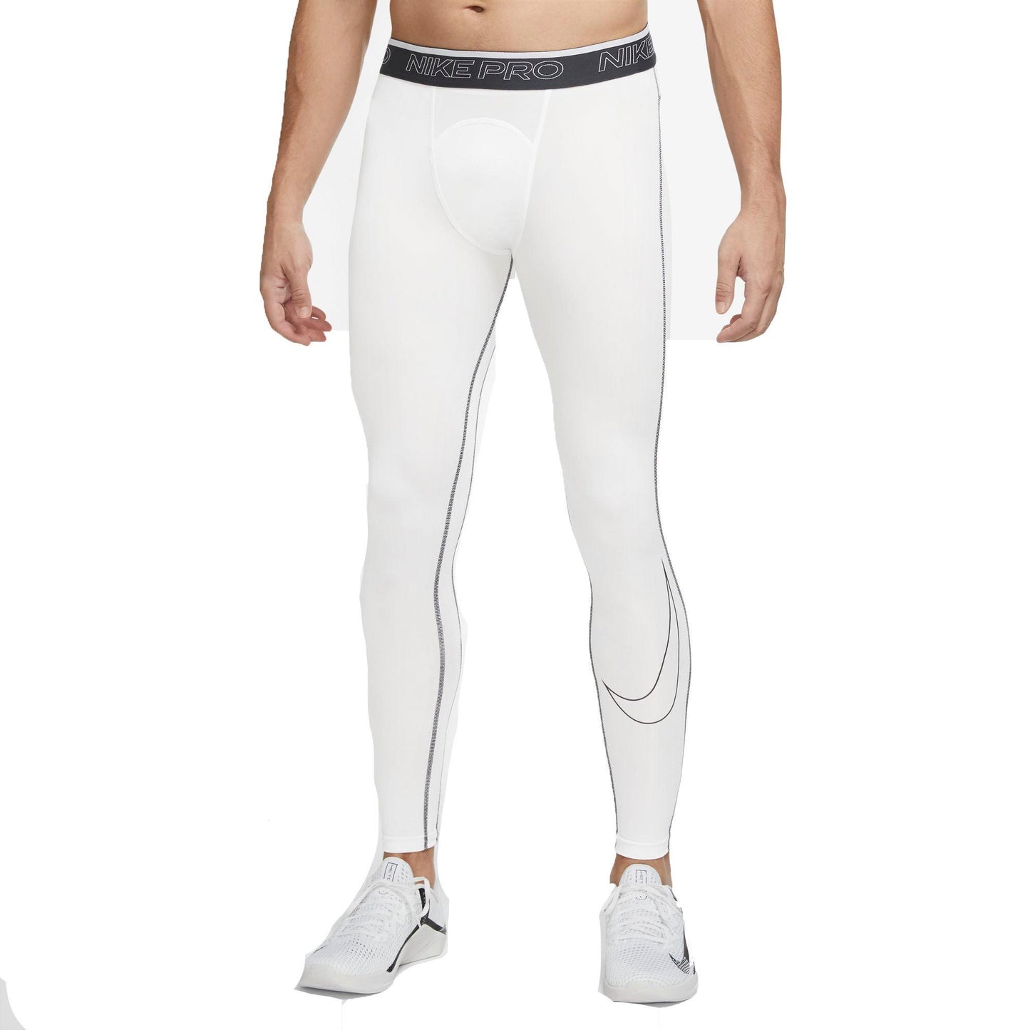 Licra Larga Nike Pro Blanca