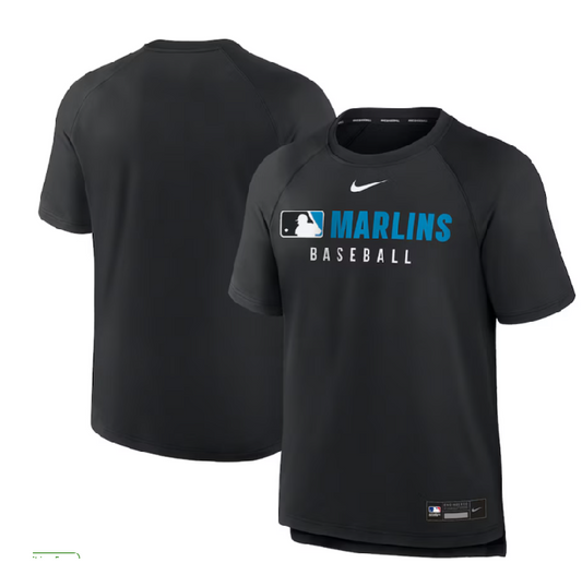 Camiseta Nike PreGame Miami Marlins MLB