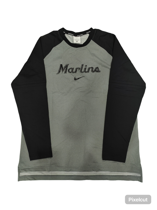 Camiseta Manga Larga Nike Pro Miami Marlins Adultos